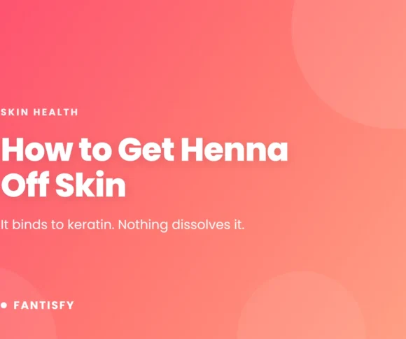 How to Get Henna Off Skin article cover on a pink gradient