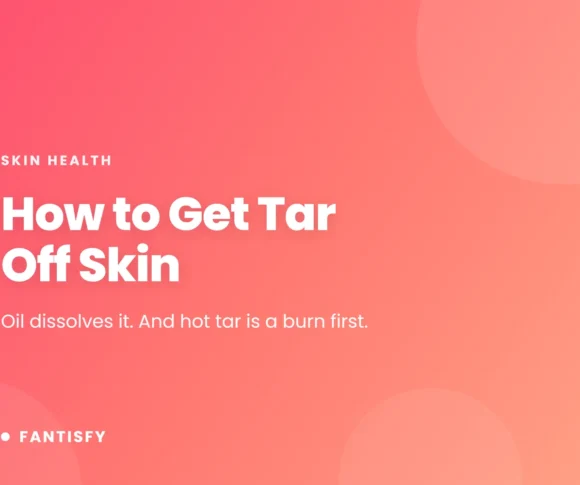 How to Get Tar Off Skin article cover on a pink gradient