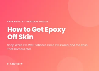 How to get epoxy off skin - soap while it is wet, patience once it is cured, and the rash that comes two days later