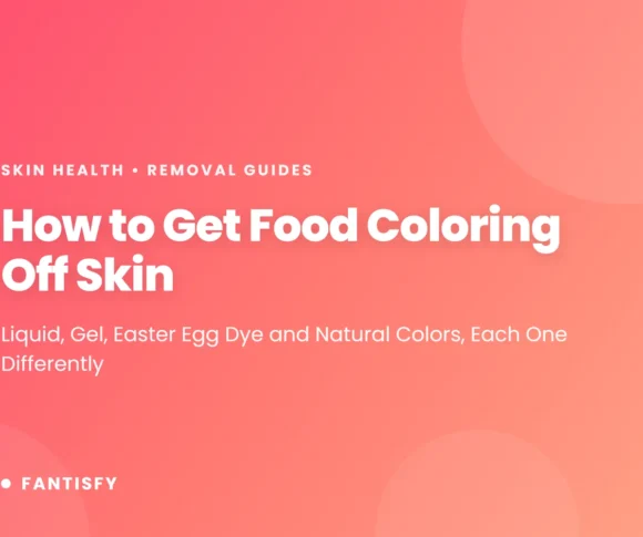 How to get food coloring off skin: cool water and soap, baking soda for Easter egg dye, oil for gel colors and turmeric