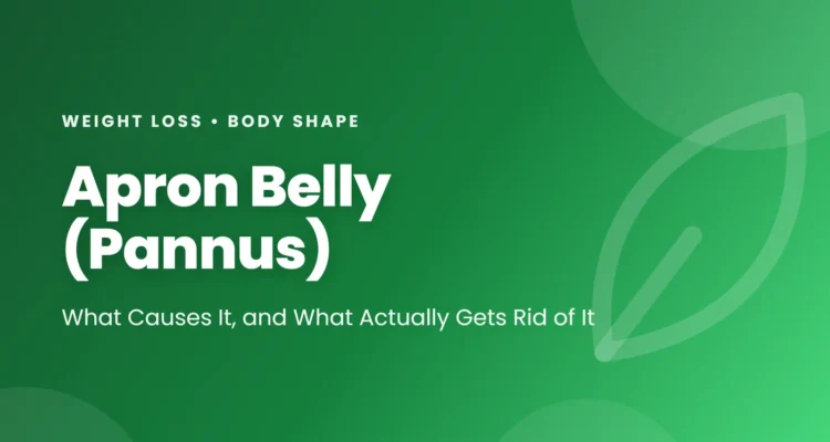 Apron belly (pannus): what causes the hanging fold of skin and fat on the lower abdomen, how it is graded, skin care, non-surgical fat loss, and panniculectomy