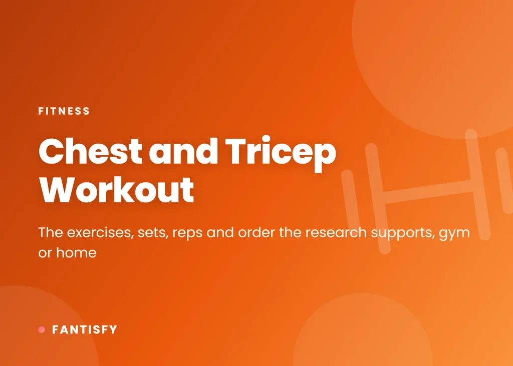 Chest and tricep workout: the best exercises, sets, reps and exercise order for the gym and for dumbbells at home