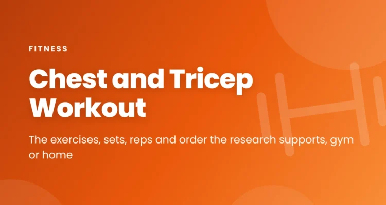 Chest and tricep workout: the best exercises, sets, reps and exercise order for the gym and for dumbbells at home