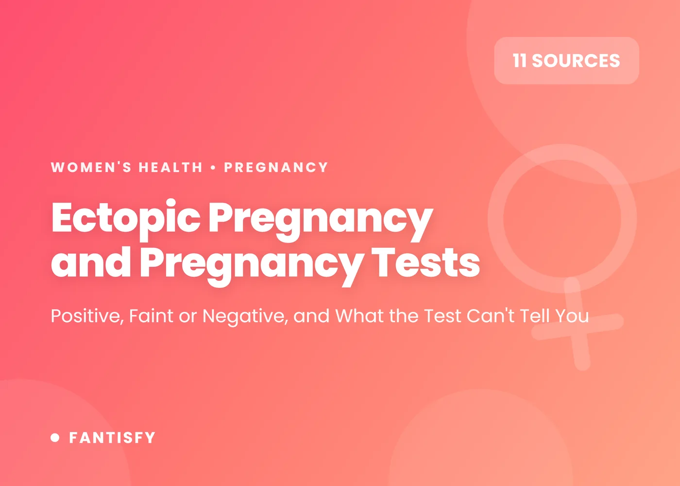 Ectopic pregnancy and pregnancy tests: why the test is usually positive, faint or negative results, and what a test cannot show