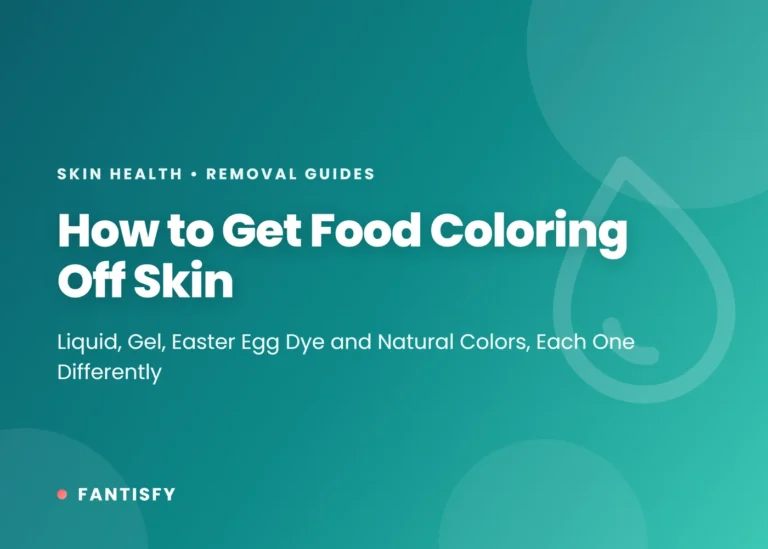 How to get food coloring off skin: cool water and soap, baking soda for Easter egg dye, oil for gel colors and turmeric