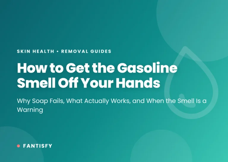 How to get the gasoline smell off your hands: why soap fails, the soap-oil-soap method, and when the smell is a warning