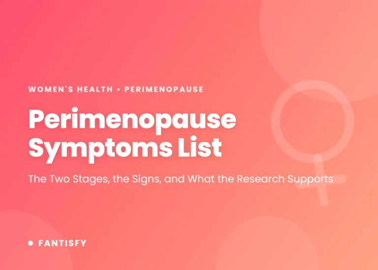Perimenopause symptoms list: the two stages, the signs, and what the research supports