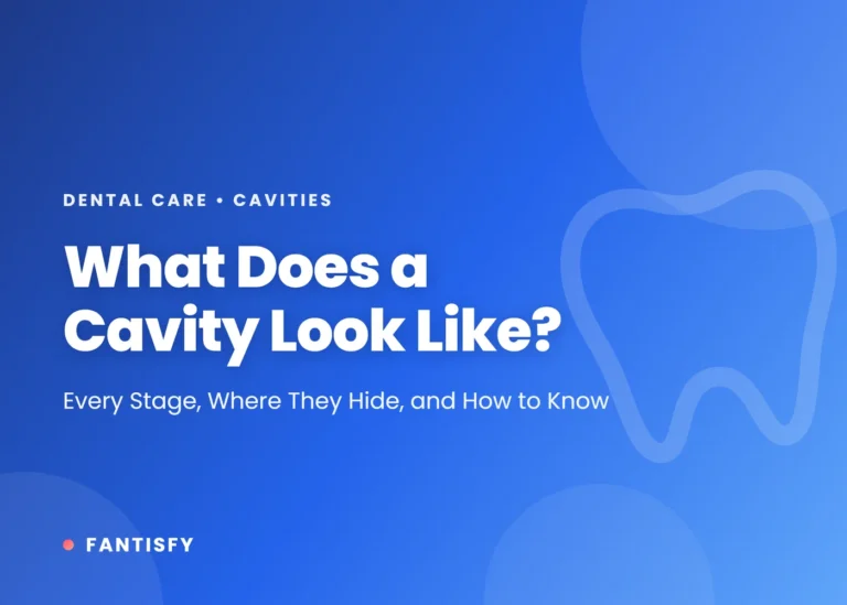 What does a cavity look like: from chalky white spot to brown spot to hole, where cavities hide between teeth and in molar grooves, cavity vs stain, and prevention