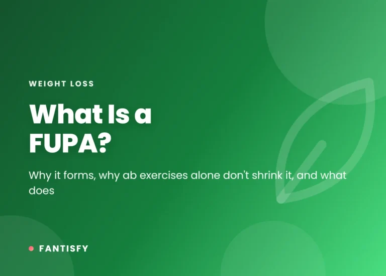 What is a FUPA: fat over the pubic mound, its causes, why ab exercises alone do not shrink it, how to lose it, and surgery options
