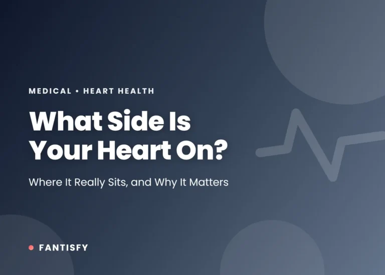 What side is your heart on: the heart sits in the center of the chest tilted to the left, why the heartbeat is felt on the left, dextrocardia, chest pain by side, and CPR hand position